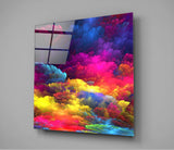 Color Explosion Glass Wall Art