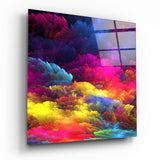 Explosion de couleur Impression sur verre