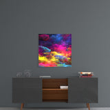 Color Explosion Glass Wall Art