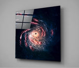 Space - Black Hole Glass Wall Art