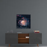 Space - Black Hole Glass Wall Art