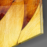 Gold Shells Glass Wall Art