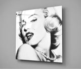 Marilyn Monroe Glass Wall Art