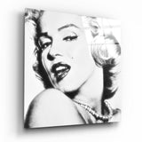 Marilyn Monroe Glass Wall Art