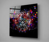 Mechanical Tiger Glass Wall Art