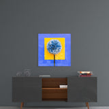 Posture of the Hydrangea Glass Wall Art