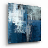 Touche bleue Impression sur verre