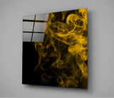 Yellow Smoke Glass Wall Art