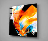 Dance of Colors Glass Wall Art