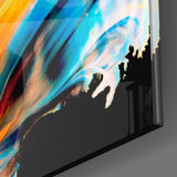 Dance of Colors Glass Wall Art