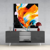 Dance of Colors Glass Wall Art