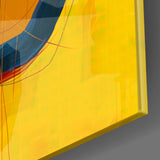 Abstract Glass Wall Art