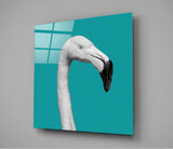 Flamingo Glass Wall Art