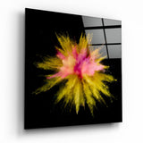 Color Explosion Glass Wall Art