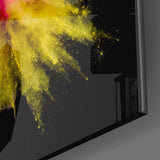 Color Explosion Glass Wall Art