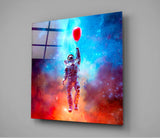 Astronaut Glass Wall Art