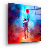 Astronaut Glass Wall Art