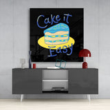 “Cake It Easy” Glass Wall Art