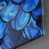 Fish Scale Glass Wall Art