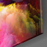 Color Explosion Glass Wall Art | Insigne Art Design