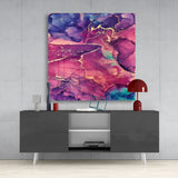 Glory of Pink Glass Wall Art | Insigne Art Design