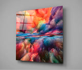 Color Explosion Glass Wall Art | Insigne Art Design