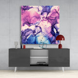 Colored Marble Glass Wall Art | Insigne Art Design