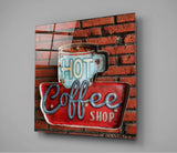 Hot Coffee Glass Wall Art | Insigne Art Design