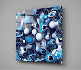 Blue Ball Glass Wall Art | Insigne Art Design