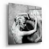 Smoke Dancing Glass Wall Art