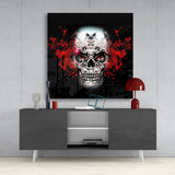 Skull Glass Wall Art | Insigne Art Design