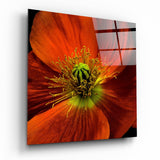 Flower Glass Wall Art