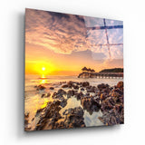 Sunrise Glass Wall Art | Insigne Art Design