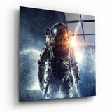 Astronaut Glass Wall Art