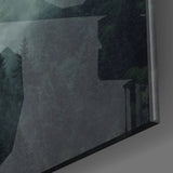 Foggy Forest Glass Wall Art | Insigne Art Design