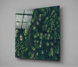 Forest Road Glass Wall Art | Insigne Art Design