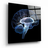 Brain Glass Wall Art