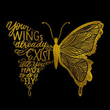 Your Wings Glass Wall Art | Insigne Art Design