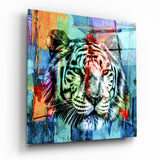 Tiger Glasbild