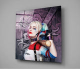 Harley Quinn Glass Wall Art | Insigne Art Design