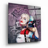 Harley Quinn Impression sur verre