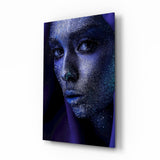 Woman Portrait 2 Glass Wall Art