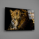 Leopar Glasbild