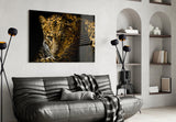 Leopar Glasbild