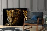 Leopar Glasbild