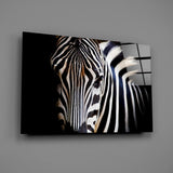 Zebra Glasbild