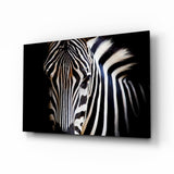 Zebra Glasbild