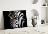 Zebra Glasbild