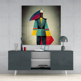 Colored Man Glass Wall Art  || Designers Collection | Insigne Art Design