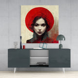 Red Hat Glass Wall Art  || Designer Collection | Insigne Art Design